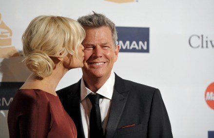 Model Yolanda Hadid, left, and music producer David Foster arrives at the Clive Davis Pre-GRAMMY Gala on in Beverly Hills, Calif
2013 Clive Davis Pre-GRAMMY Gala - Arrivals, Beverly Hills, USA