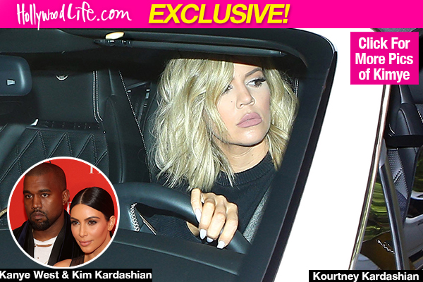 Khloe Kardashian Hospital Kim Baby