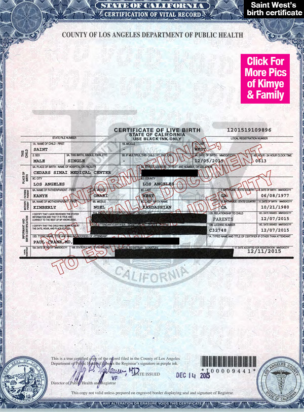 Saint West Middle Name