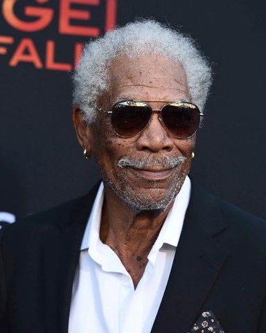 Morgan Freeman arrives at the Los Angeles premiere of "Angel Has Fallen" at the Regency Village Theatre on
LA Premiere of "Angel Has Fallen", Los Angeles, USA - 20 Aug 2019
