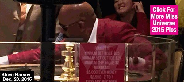 Steve Harvey Partying Miss Universe