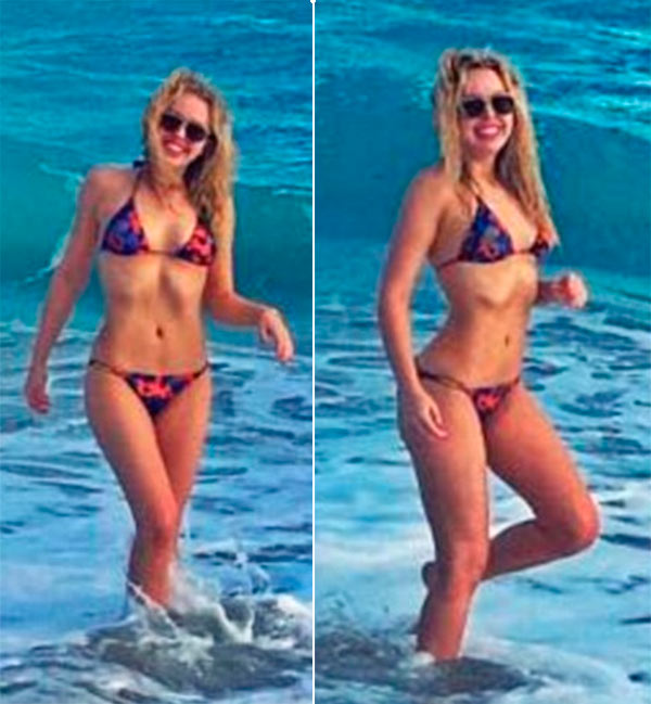 Donald Trump's daughter, Tiffany Trump, hit the beach at her family&ap...
