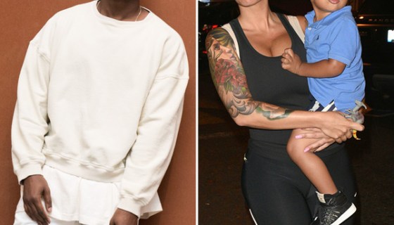 Amber Rose Kanye West Wiz Khalifa Feud