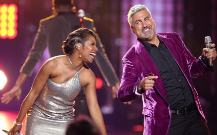 LaToya London, left, and Taylor Hicks perform at the "American Idol" farewell season finale at the Dolby Theatre, in Los Angeles
APTOPIX "American Idol" Farewell Season Finale - Show, Los Angeles, USA - 7 Apr 2016