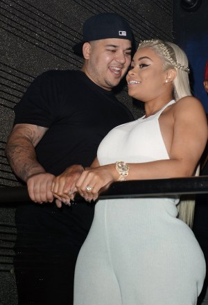 Miami Fl - May 11: Birthday Girl and Expectant Mother Blac Chyna (born May 11 1988 - Age 28) Showed Off Her Baby Bump in a White Hot Jump Suit As She and FiancÃ United States of America Miami
Birthday Girl and Expectant Mother Blac Chyna Celebrate Her Birthday at G5ive Strip Club with Fiancé Rob Kardashian - 12 May 2016