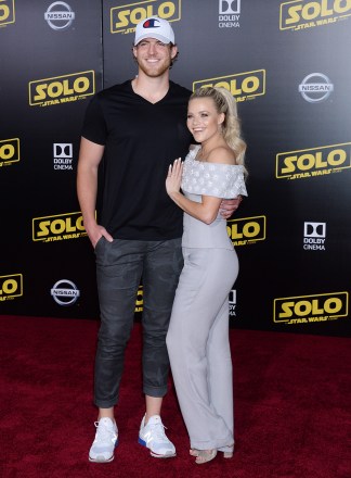 Carson Mcallister and Witney Carson
'Solo: A Star Wars Story' film premiere, Arrivals, Los Angeles, USA - 10 May 2018