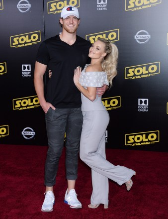 Carson Mcallister and Witney Carson
'Solo: A Star Wars Story' film premiere, Arrivals, Los Angeles, USA - 10 May 2018