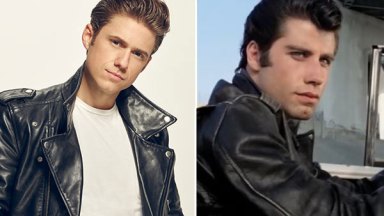 John Travolta Aaron Tveit Comparison