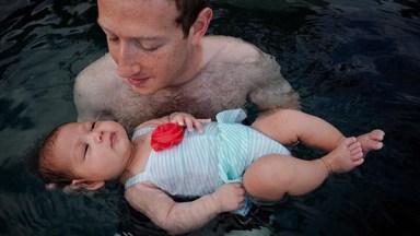 Mark Zuckerberg Daughter Max Swimming