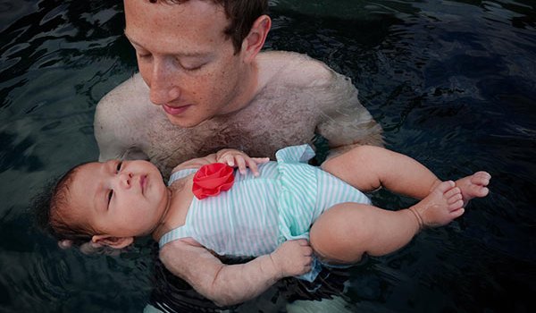 Mark Zuckerberg Daughter Max Swimming