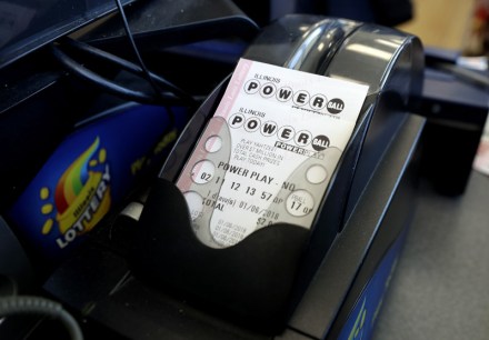 A Powerball lottery tickets are printed out of a lottery machine at a convenience store, in Chicago. The jackpot jumps to an estimated $570 million for Saturday's drawing. That would make it the nation's 8th largest lottery prize ever
Powerball Jackpot, Chicago, USA - 06 Jan 2018