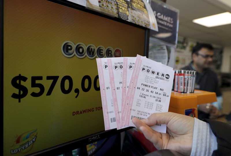 Powerball Jackpot, Chicago, USA - 06 Jan 2018