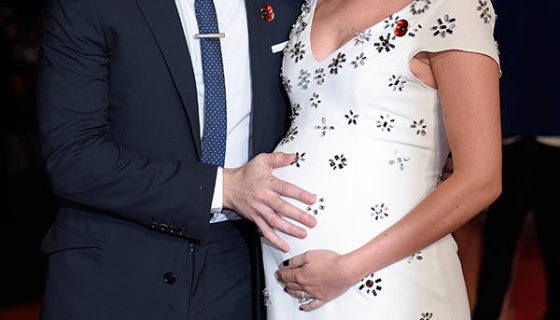 Sam Claflin baby born