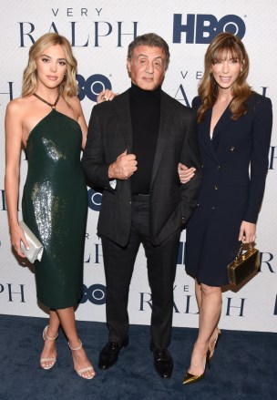 Sistine Rose Stallone, Sylvester Stallone and Jennifer Flavin 'Very Ralph' Movie Premiere, Arrivals, The Paley Center for Media, Los Angeles, USA - Nov 11, 2019