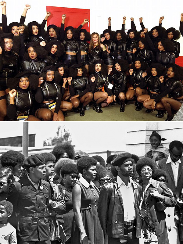 Beyonce's Black Panthers Tribute & Salute at Super Bowl Halftime Show – Hollywood Life