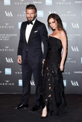 David Beckham and Victoria Beckham
Alexander McQueen: Savage Beauty Fashion Benefit Dinner, V&A Museum, London, Britain - 12 Mar 2015