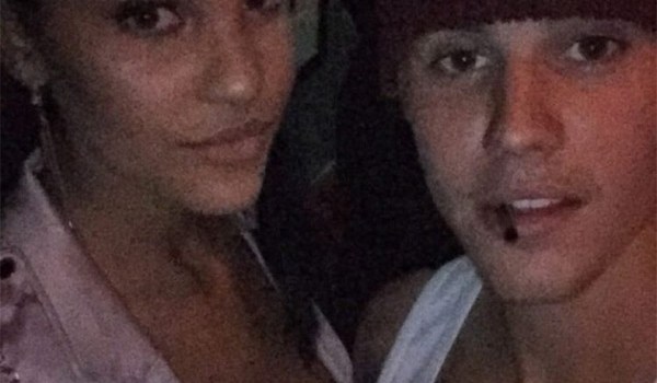 Justin Bieber Partying With Model