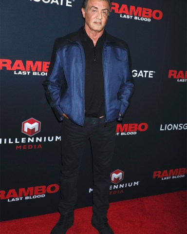 Sylvester Stallone
'Rambo: Last Blood' film special screening and fan event, Arrivals, New York - 18 Sep 2019