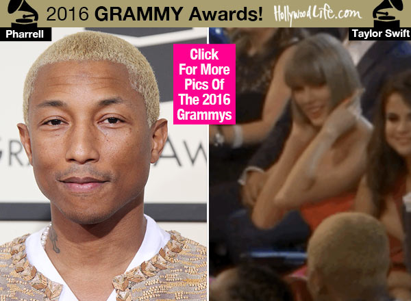 Taylor Swift Flirts Pharrell Grammys