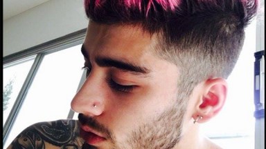 Zayn Malik Pink Hair
