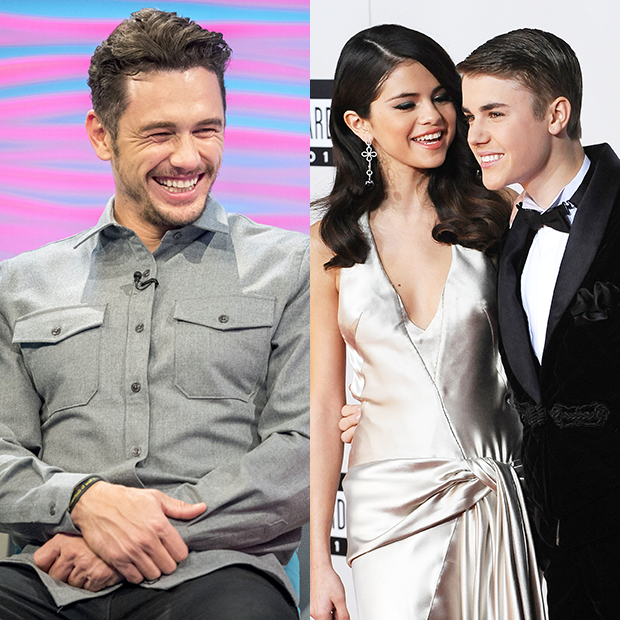 James Franco; Selena Gomez & Justin Bieber