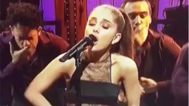 Ariana Grande Saying Oh Shit SNL