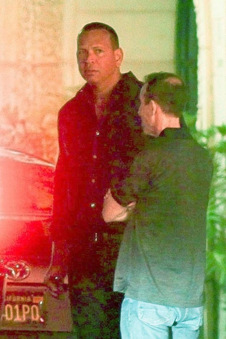 Beverly Hills, CA - *EXCLUSIVE* - Alex Rodriguez is seen for the first time after his ex Jennifer Lopez married Ben Affleck in Las Vegas. Alex spent the evening having dinner at Mr Chow with David Ortiz. After dinner he is seen chatting with friends and appears to be going through a range of emotions. At one moment he can't contain his laughter and the next he looks angry with a cold stone face. Pictured: Alex Rodriguez, David OrtizBACKGRID USA 18 JULY 2022 USA: +1 310 798 9111 / usasales@backgrid.comUK: +44 208 344 2007 / uksales@backgrid.com*UK Clients - Pictures Containing ChildrenPlease Pixelate Face Prior To Publication*