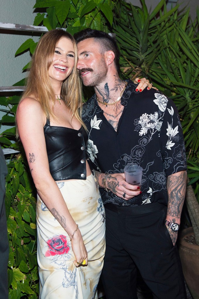 Behati Prinsloo & Adam Levine At The 2022 South Beach Wine and Food Festival