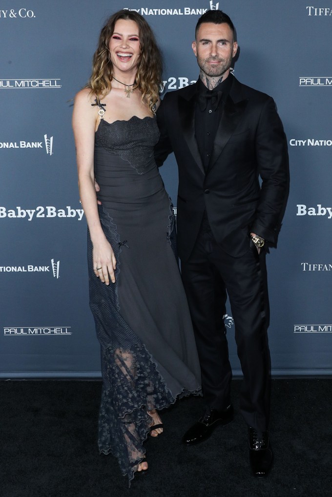 Behati Prinsloo & Adam Levine At The Baby2Baby 10-Year Gala