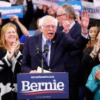Election 2020 Bernie Sanders, Manchester, USA - 11 Feb 2020