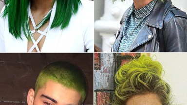 Celebrities With Green Hair