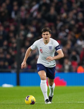 Editorial use only
Mandatory Credit: Photo by Sean Ryan/IPS/Shutterstock (10475545bb)
Harry Maguire of England.
England v Montenegro, UEFA European 2020 Qualifiers, Group A, Wembley Stadium, London UK - 14 Nov 2019