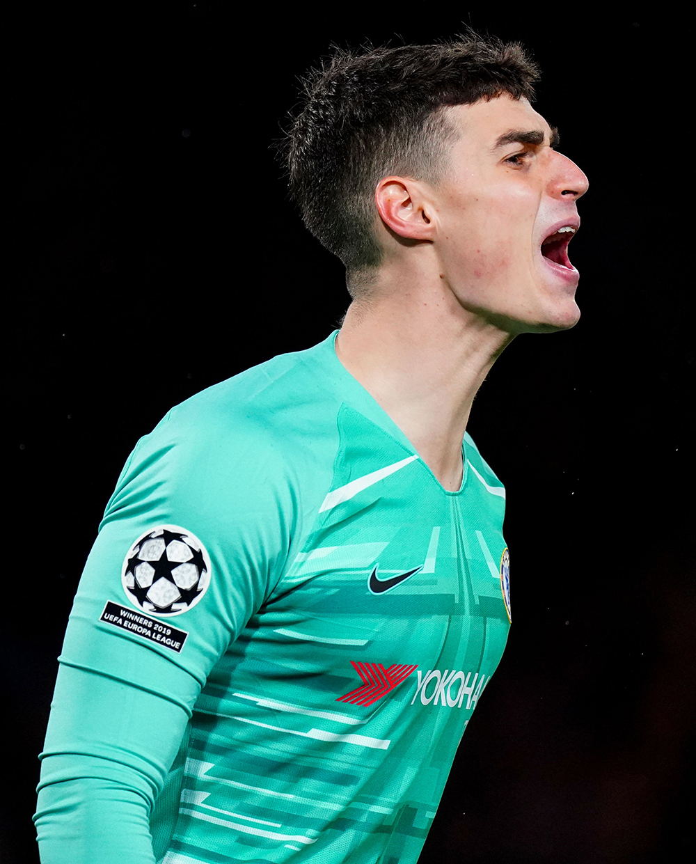 Editorial Use Only
Mandatory Credit: Photo by Javier Garcia/BPI/Shutterstock (10495156be)
Kepa Arrizabalaga of Chelsea
Chelsea v Lille, UEFA Champions League, Group H, Football, Stamford Bridge, London, UK - 10 Dec 2019