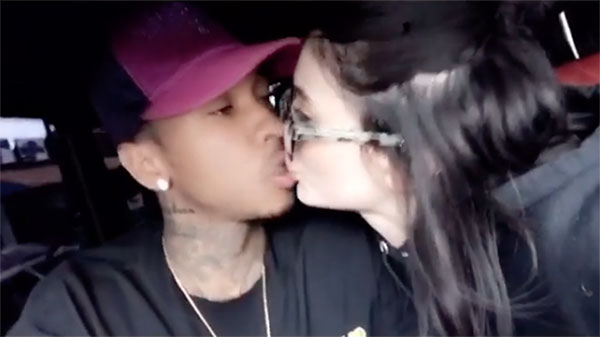 Tyga Kylie Jenner Snapchat Kiss