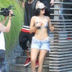 Exclusive... Kylie Jenner Picks Up Tyga From The Airport In St Barts