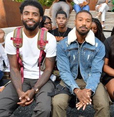 Kyrie Irving and Michael B. Jordan in the front row
Coach 1941 show, Front Row, Spring Summer 2020, New York Fashion Week, USA - 10 Sep 2019