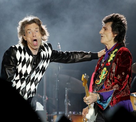 The Rolling Stones - Mick Jagger and Ronnie Wood
The Rolling Stones in concert at Soldier Field, Chicago, USA - 21 Jun 2019