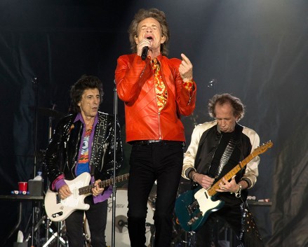 Ronnie Wood, Mick Jagger, Keith Richards
The Rolling Stones in concert at Lincoln Financial Field, Philadelphia Pennsylvania, America - 23 Jul 2019