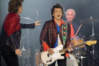 The Rolling Stones - Mick Jagger, Ronnie Wood and Charlie Watts
The Rolling Stones in concert, Colorado, USA - 10 Aug 2019
Broncos Stadium at Mile High
