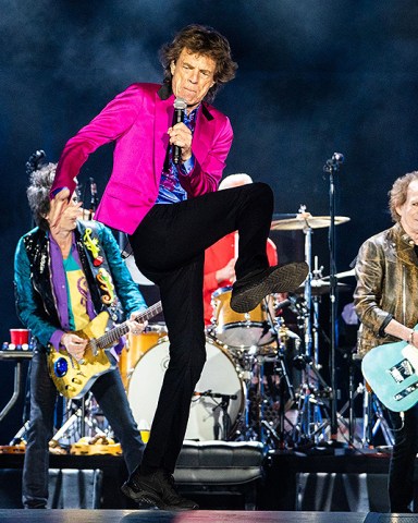 The Rolling Stones - Mick Jagger and Keith Richards
The Rolling Stones in concert, Santa Clara, USA - 18 Aug 2019