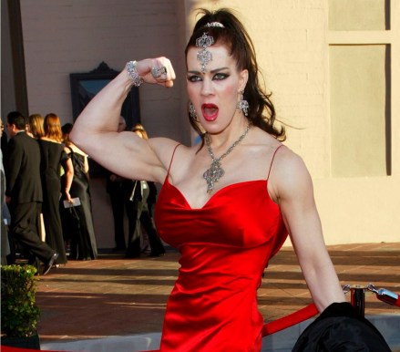 Joan Laurer Joanie Laurer, former pro wrestler known as Chyna, flexes her bicep as she arrives at the 31st annual American Music Awards, in Los Angeles. Chyna, the WWE star who became one of the best known and most popular female professional wrestlers in history in the late 1990s, has died at age 46. Los Angeles County coroner's Lt. Larry Dietz said Chyna was found dead in Redondo Beach onCORRECTION Obit Chyna, Los Angeles, USA