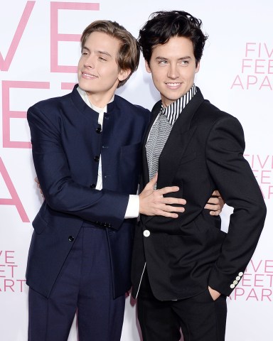 Dylan Sprouse, Cole Sprouse
'Five Feet Apart' Film Premiere, Arrivals, Regency Bruin Theatre, Los Angeles, USA - 07 Mar 2019