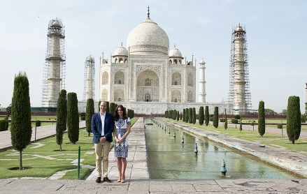 Prince William and Catherine Duchess of Cambridge at the Taj Mahal
Prince William and Catherine Duchess of Cambridge visit to India - 16 Apr 2016