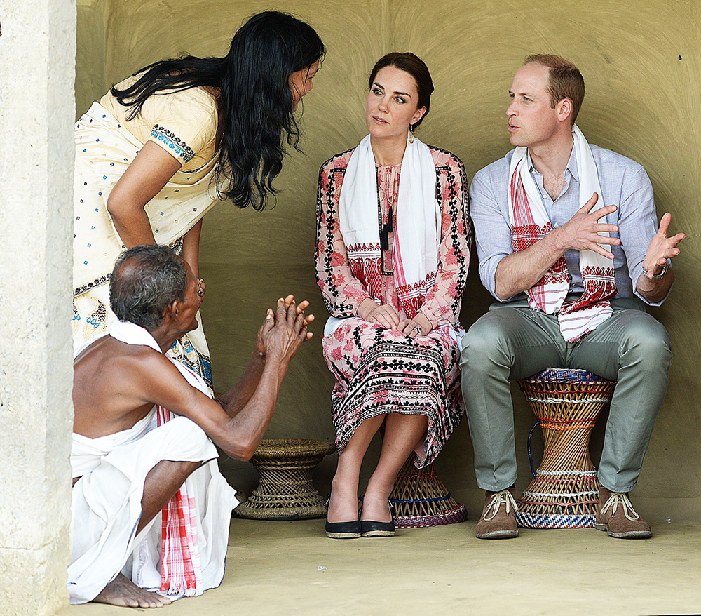 Prince William and Catherine Duchess of Cambridge visit to India - 13 Apr 2016