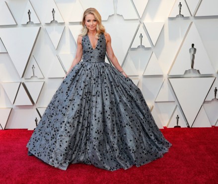 Kelly Ripa arrives for the 91st annual Academy Awards ceremony at the Dolby Theatre in Hollywood, California, USA, 24 February 2019. The Oscars are presented for outstanding individual or collective efforts in 24 categories in filmmaking.
Arrivals - 91st Academy Awards, Los Angeles, USA - 24 Feb 2019