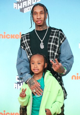 Tyga and King Cairo Stevenson
Nickelodeon Kids' Choice Awards, Arrivals, Galen Center, Los Angeles, USA - 23 Mar 2019
