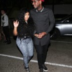 *EXCLUSIVE* Rapper Lil Kim is spotted leaving a night club in West Hollywood with her new man, The Great Leader