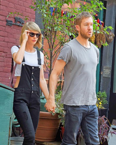 Cute Couple; Taylor Swift and Calvin Harris spotted holding hands while leaving The Spotted Pig Restaurant, after having lunch with Taylor's best male friend, Ed Sheeran, in the West Village in New York City.Pictured: Taylor Swift and Calvin Harris,Taylor SwiftCalvin HarrisRef: SPL1039395 280515 NON-EXCLUSIVEPicture by: SplashNews.comSplash News and PicturesUSA: +1 310-525-5808London: +44 (0)20 8126 1009Berlin: +49 175 3764 166photodesk@splashnews.comWorld Rights