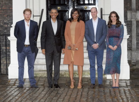 [PICS] Royal Family & The Obamas Meet: See William & Kate With Barack ...