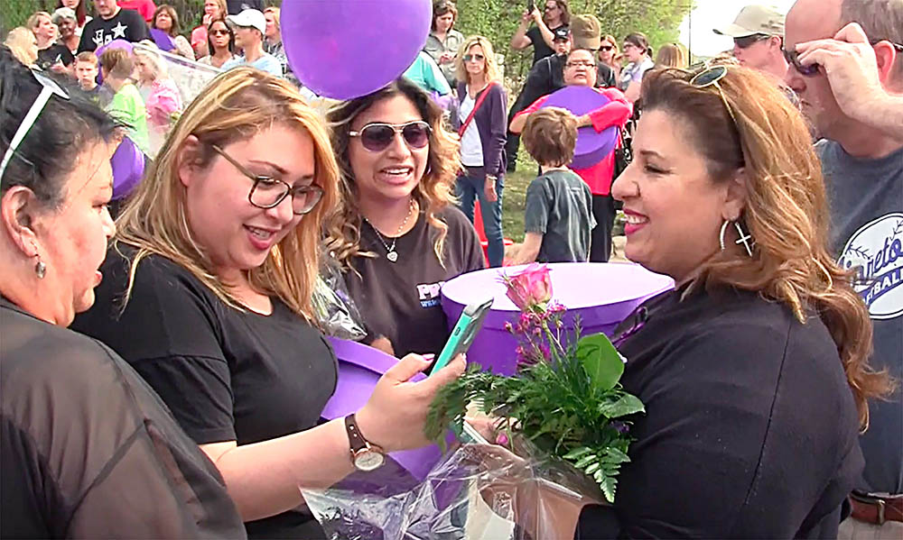 Larry Graham, Prince's close friend and musical collaborator, hugs fans outside the Paisley Park Studios in Chanhassen, Minnesota on April 23, 2016. Family and friends of The Purple One greeted well wishers and gave out memorial boxes containing t-shirts and books. Among the congregation was Prince's former girlfriend Sheila E and his brother-in-law Maurice Phillips, the husband of his sister Tyka Nelson, stopped to speak with some well wishers at the gates. Pictured: fans,Larry GrahamSheila Escovedo (Sheila E)Prince's brother-in-law Maurice Phillipsthe husband of his sister Tyka NelsonfansRef: SPL1269538 230416 NON-EXCLUSIVEPicture by: SplashNews.comSplash News and PicturesUSA: +1 310-525-5808London: +44 (0)20 8126 1009Berlin: +49 175 3764 166photodesk@splashnews.comWorld Rights